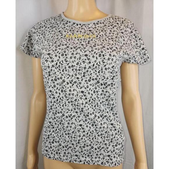 Mango | Women | Top Shirt | Black Gray | Size Large | Fits smaller - Picture 1 of 9